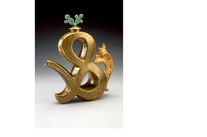 Untitled Ewer (Franklin Gothic Italic Ampersand), 1989 1991