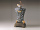 Untitled Covered Jar on Stand with Antelope Finial, 1982